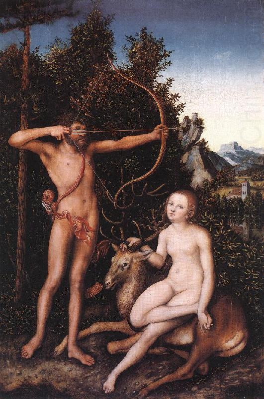 Apollo and Diana fdg, CRANACH, Lucas the Elder